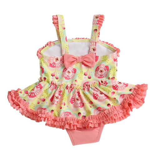 TWO PIECE SWIMSUIT - FLOWER CLUSTER