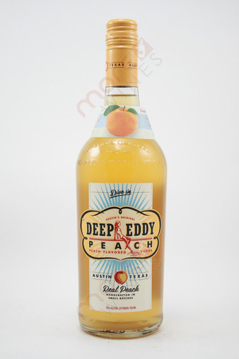 Deep Eddy Peach Flavored Vodka 750ml - MoreWines Deep Eddy Peach Flavored Vodka 750ml - MoreWines