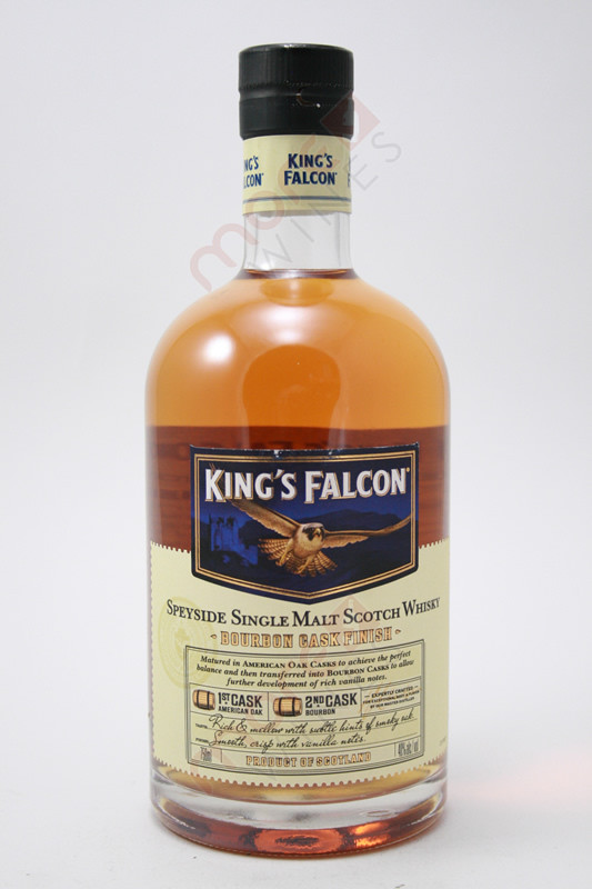 king"s falcon single malt scotch whisky 750ml