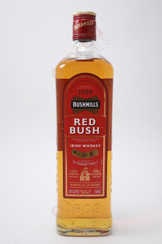 bushmills red bush blended irish whiskey 750ml