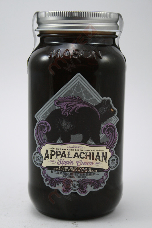 sugarlands appalachian sippin cream dark chocolate coffee cream