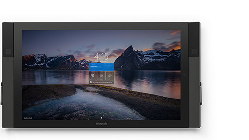 Integrated solution.
Microsoft Surface Hub apps take advantage of the large screen, touch and ink input, and onboard hardware like cameras and sensors.