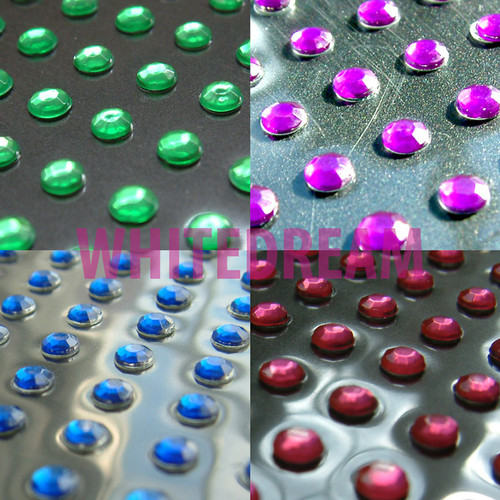 6mm - Self Adhesive Diamante Gems (Round) 6mm - Self Adhesive Diamante Gems (Round)