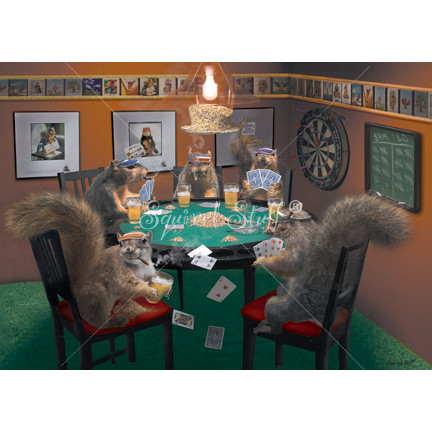 Squirrel poker