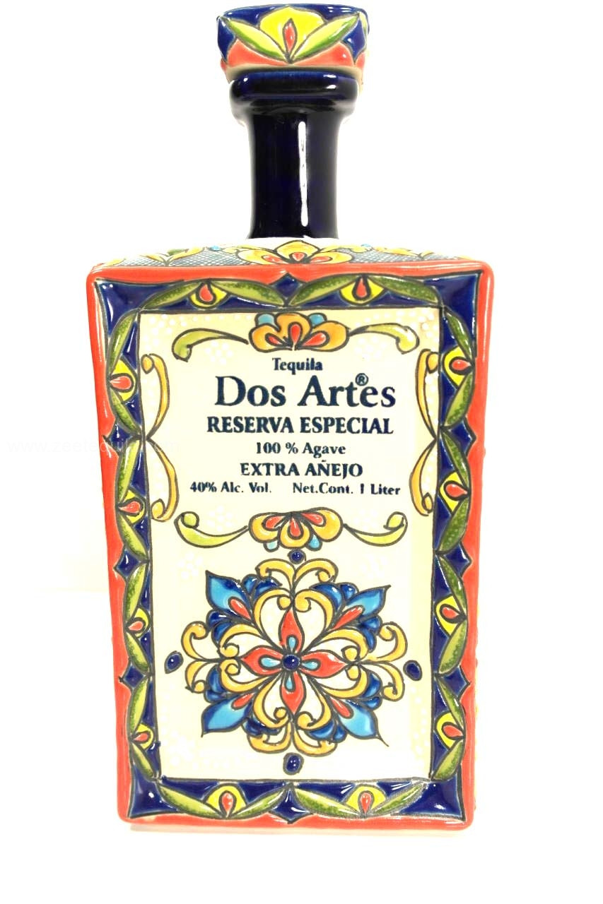 Dos Artes Reserva Especial ONE LITER Extra Anejo Tequila (ceramic