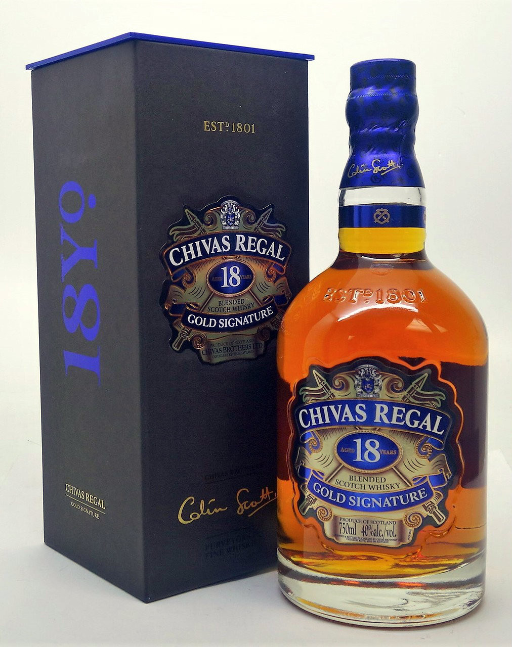 Chivas Regal 18 Years - Blended Scotch Whisky, Gold