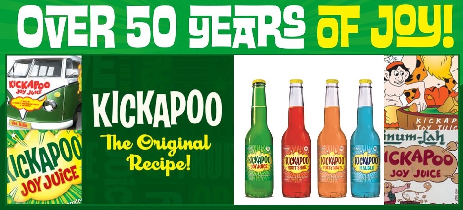Kickapoo Joy Juice and Kickapoo Fruit Shine Sodas On Sale at SummitCitySoda.com Kickapoo Joy Juice and Kickapoo Fruit Shine Sodas On Sale at SummitCitySoda.com