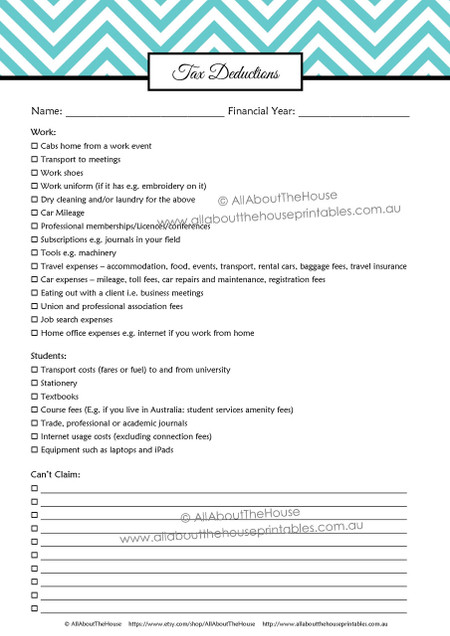 Stupendous image intended for its deductible printable list Handy image for its deductible printable list