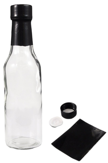 Download 5 oz clear glass woozy sauce bottle - Complete Set of ... Yellowimages Mockups