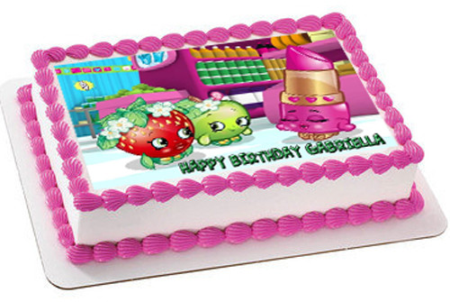 Shopkins Edibile Cake Strips Shopkins Edibile Cake Strips