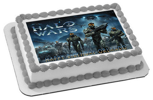 Halo Wars Edible Cake Topper Halo Wars Edible Cake Topper