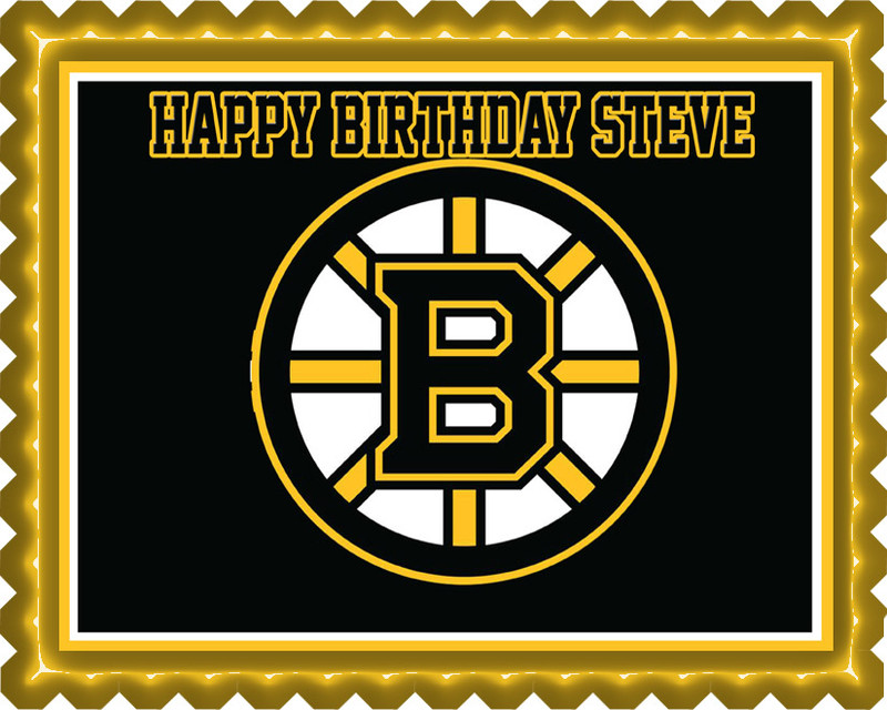 Bruins Edible Cake Toppers Bruins Edible Cake Toppers