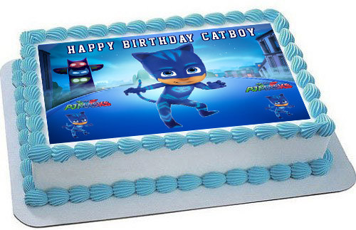 Cat Boy Edible Birthday Cake Topper Edible Cake Image Cat Boy Edible Birthday Cake Topper Edible Cake Image