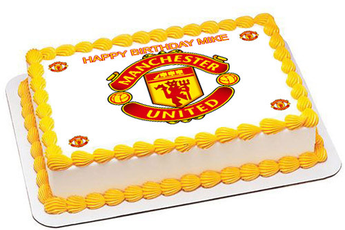 Man United Cupcake Toppers