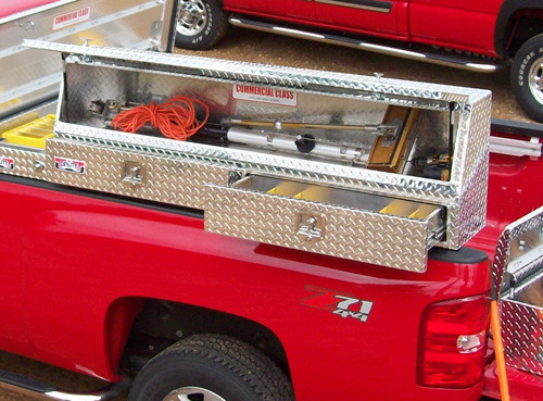Topside Tool Box >> Slant Front Diamond Plate Aluminum Topsider With Drawers Truck Tool Box - WorkTrucksUSA Topside Tool Box >> Slant Front Diamond Plate Aluminum Topsider With Drawers Truck Tool Box - WorkTrucksUSA