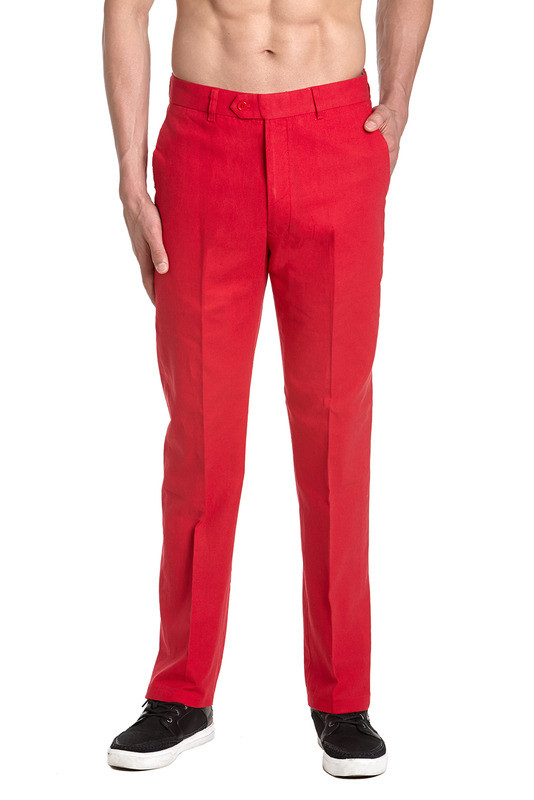 red dress slacks men's