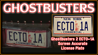 ecto 1a license plate ecto 1a license plate