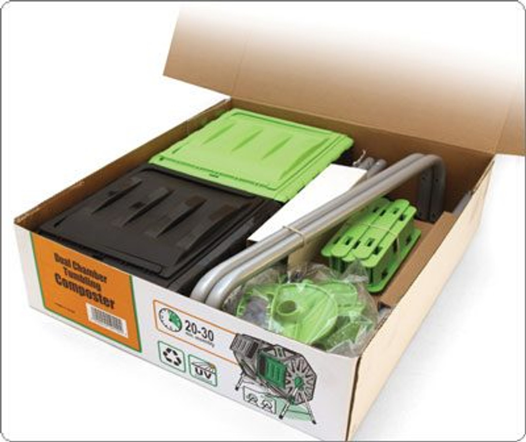 Plastic self turning composter