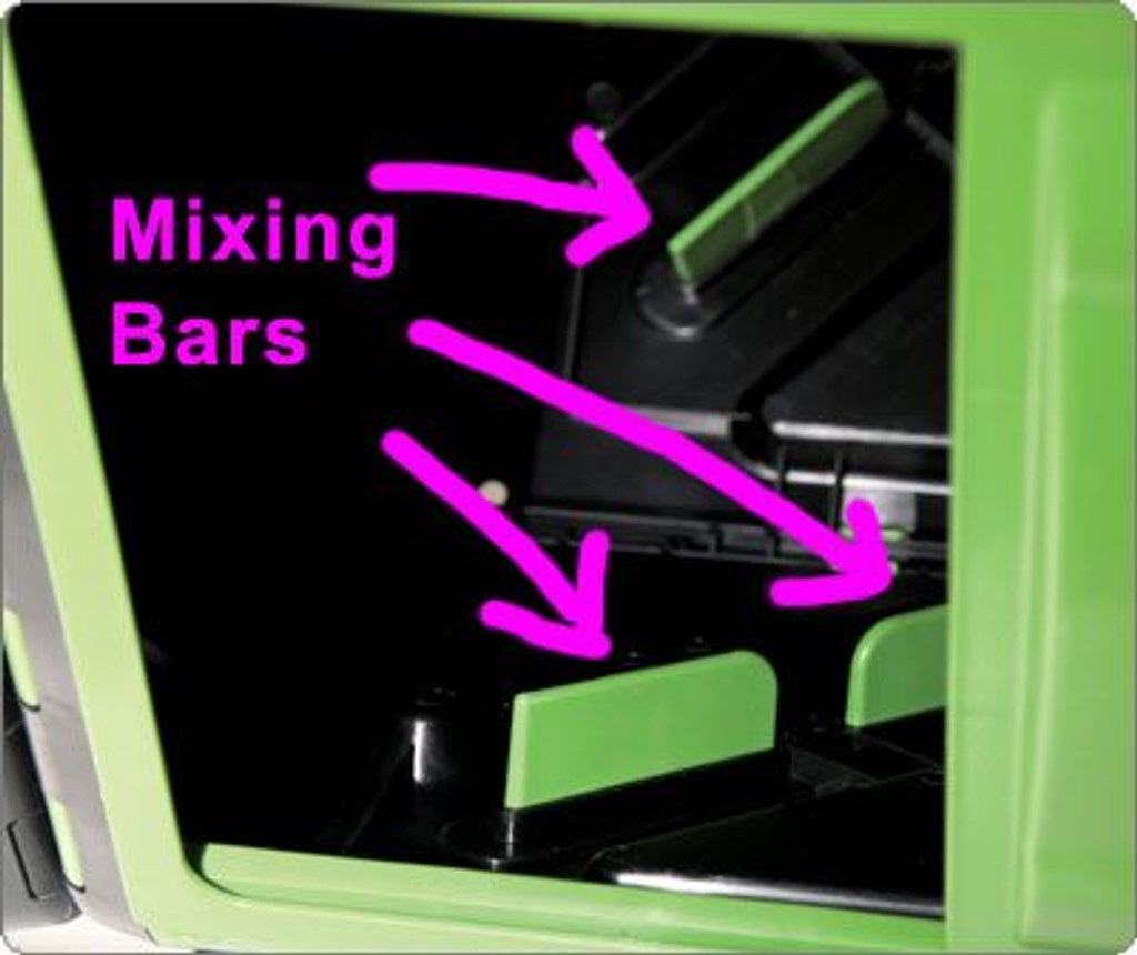 Mixing bars for fast compost
