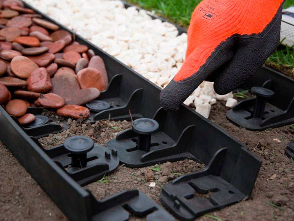 How to install edging without digging