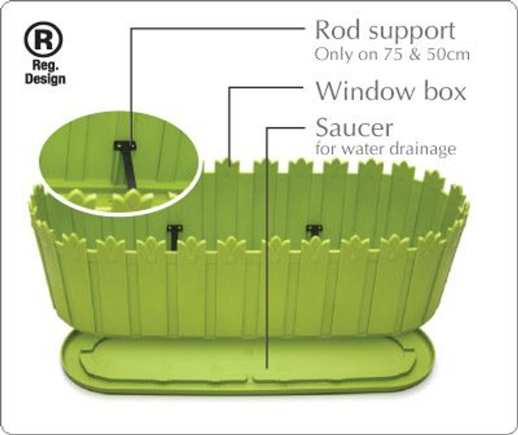 Planter with innovative saucer