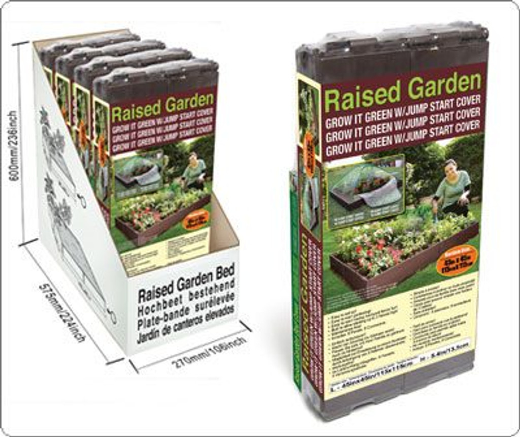 Light and Easy to Build Raised Garden Bed with Cover – Echo Friendly and Movable, Protect your Crop and Create your own Micro-Climate for your Plants!