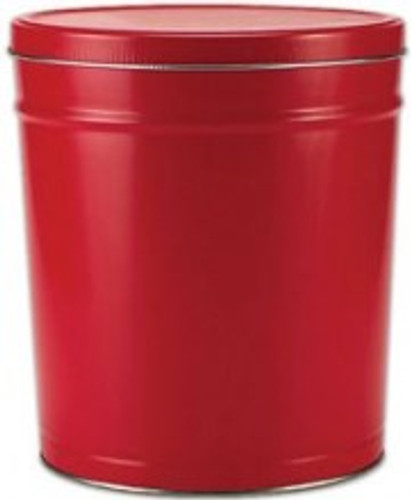 Solid Red 3 Gallon Tin