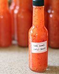 DIY hot sauce bottle