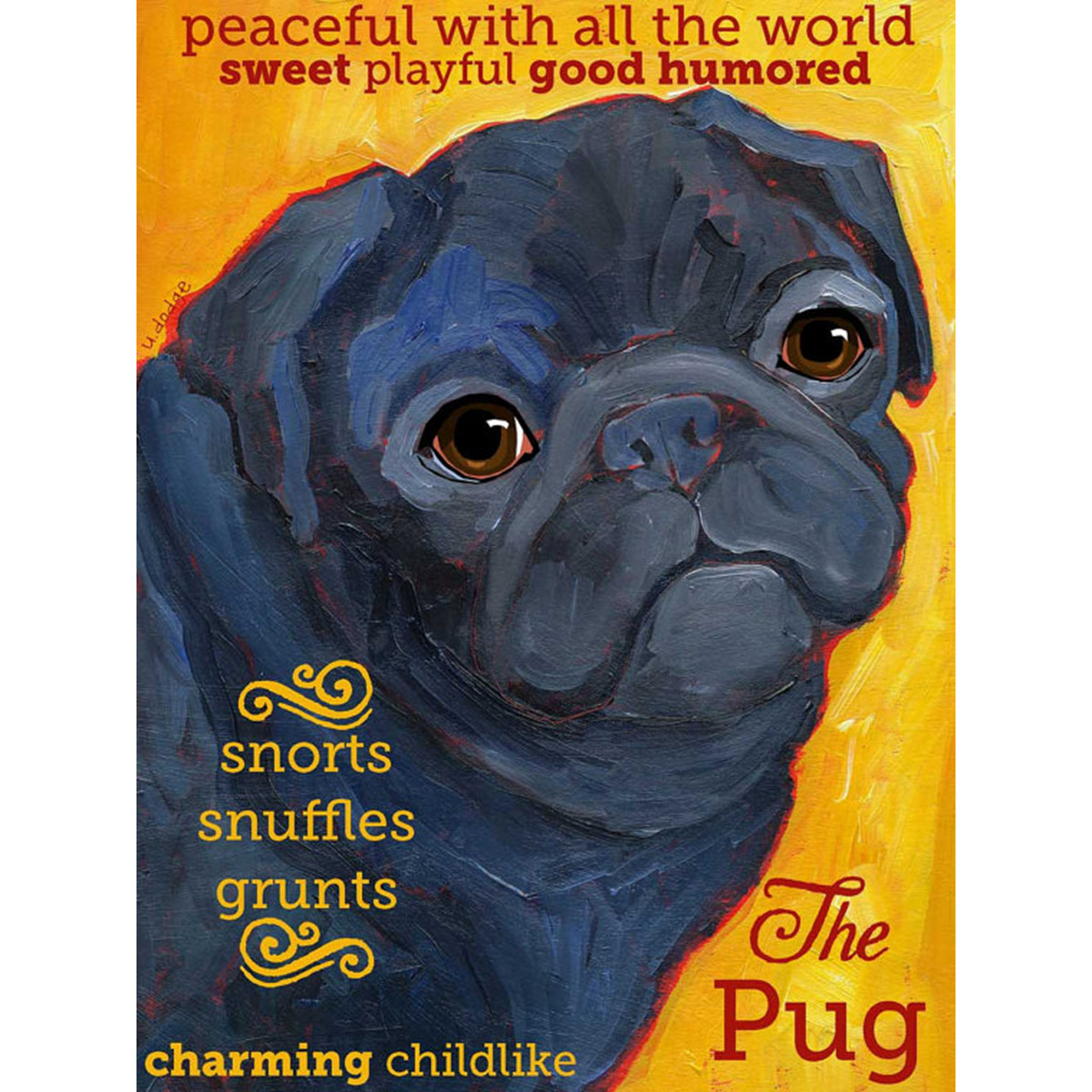 fawn pug skin turning black pug card magnet human shop breed specific magnets hiphoundshop fawn pug skin turning black pug card magnet human shop breed specific magnets hiphoundshop