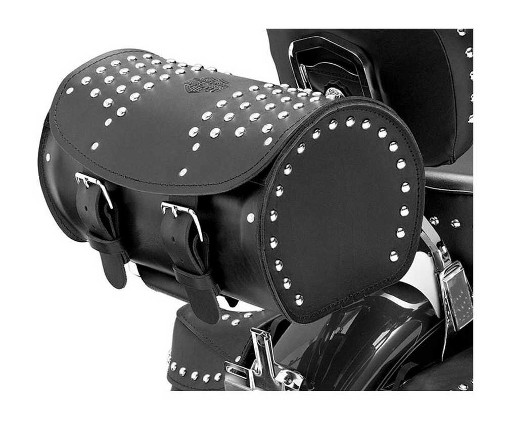 Harley-Davidson® Heritage Leather Touring Bag Studded Detailing Black 98864-97 - Wisconsin ...