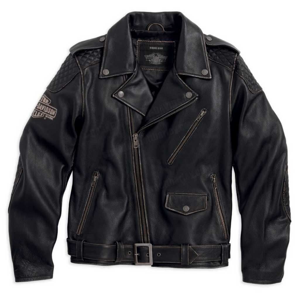 Harley-Davidson® Men&#39;s Vintage Biker Leather Jacket 98063-13VM - Wisconsin Harley-Davidson