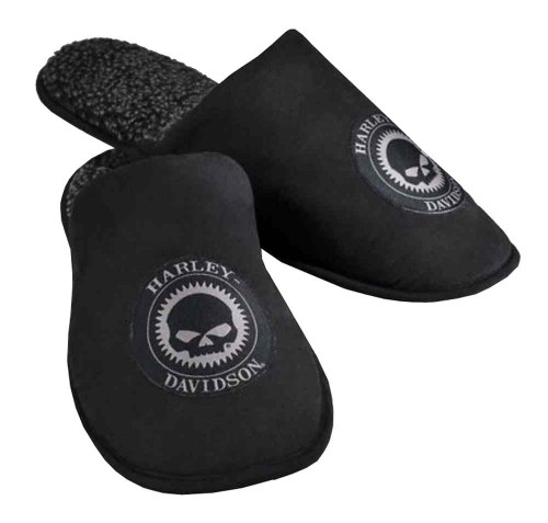 mens skull slippers harley davidson 174 s willie g skull slip on slippers mens skull slippers harley davidson 174 s willie g skull slip on slippers