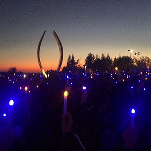 University of California Merced stabbing attack vigil