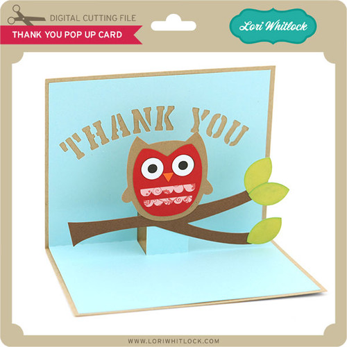thank you popup card template thank you owl pop up card lori whitlock s svg shop thank you popup card template thank you owl pop up card lori whitlock s svg shop