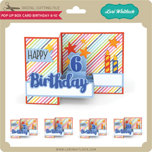 pop up birthday box card