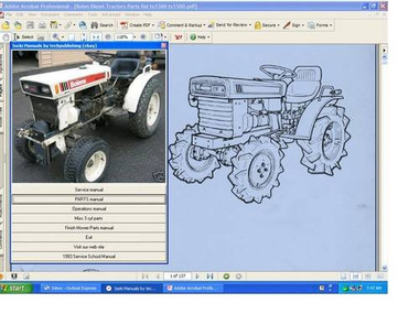 Fmc bolens tractor ht 20 manual