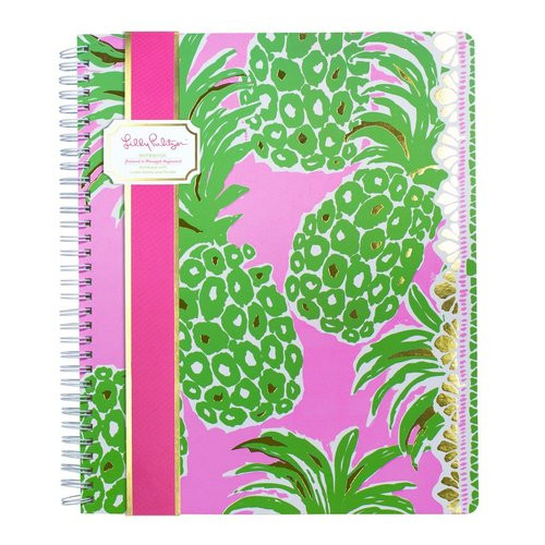 Lilly Pulitzer Large Notebook in Pineapple Engineered Lilly Pulitzer Large Notebook in Pineapple Engineered