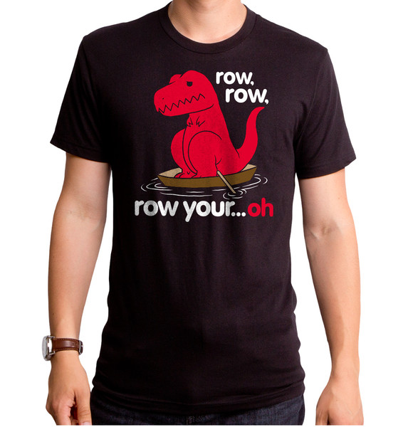 t rex row your boat shirt