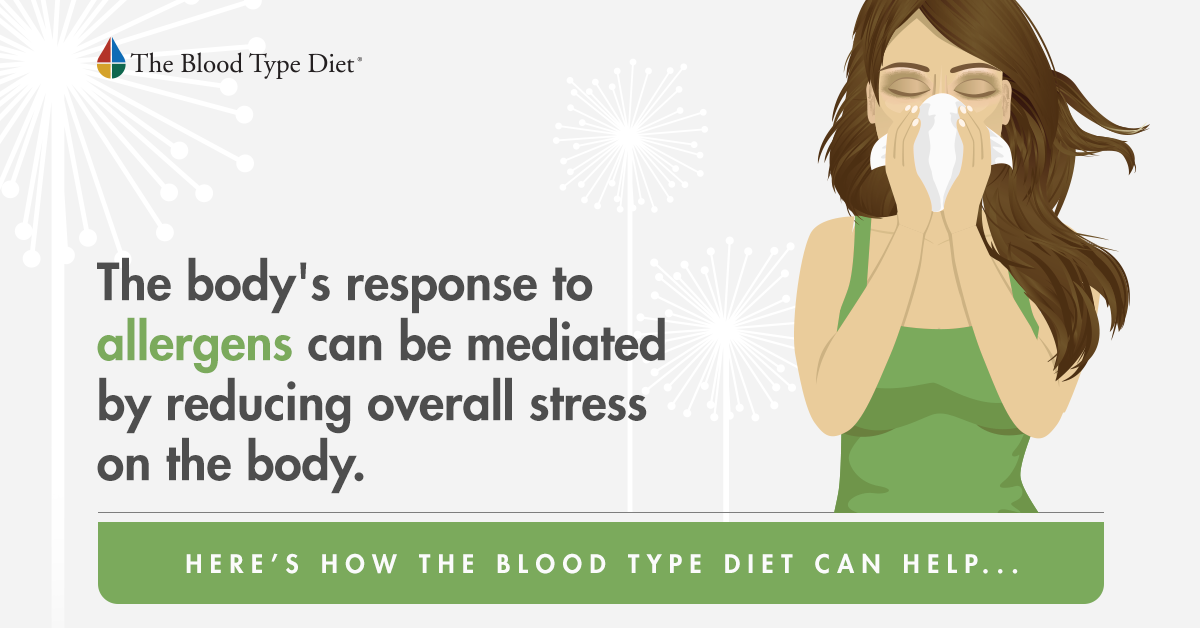 This is how the Blood Type Diet can help with allergies