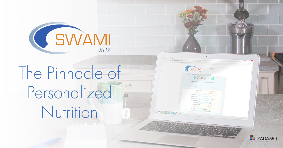 SWAMI XP2:
The Pinnacle of Personalized Nutrition