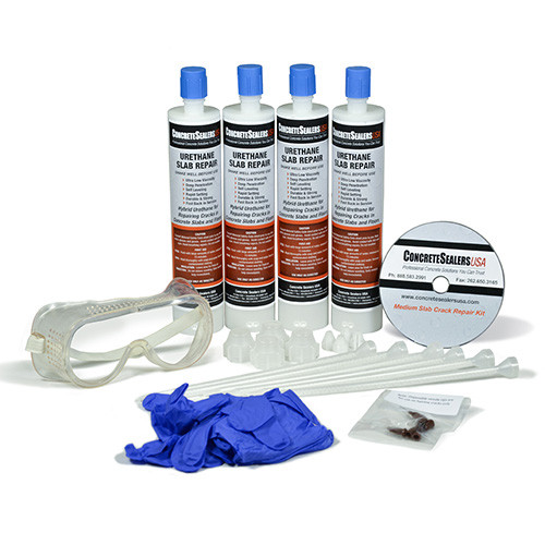 Urethane Slab Crack Repair Kit (Medium) Concrete Sealers USA