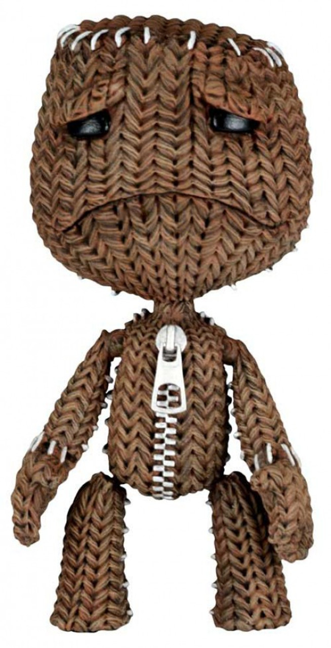 NECA Little Big Planet Series 1 Sad Sackboy 7 Action ...