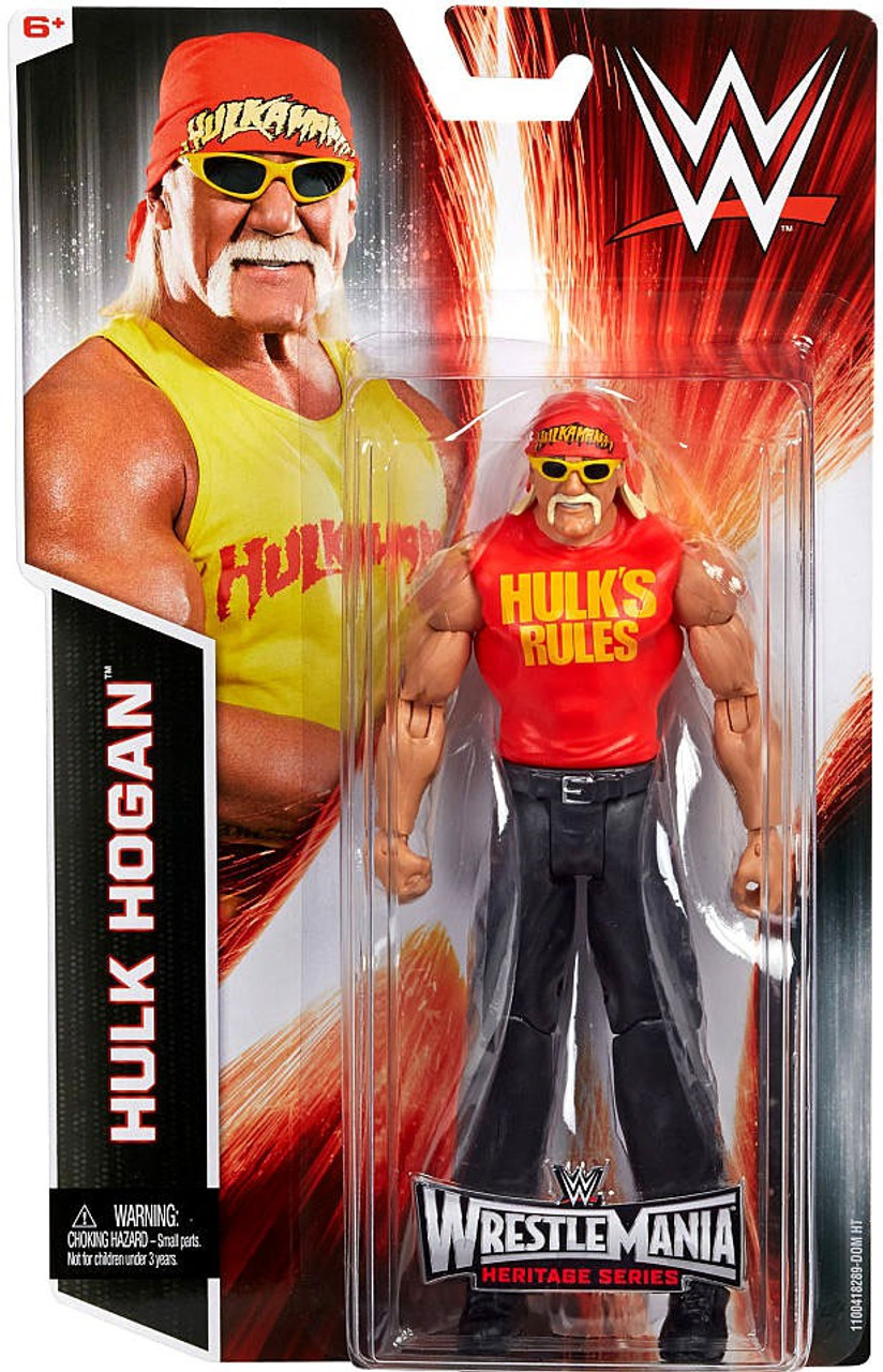WWE Wrestling Wrestlemania Heritage Hulk Hogan Action Figure Wrestlemania 30 Mattel Toys - ToyWiz