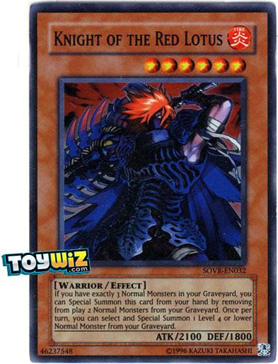 YuGiOh Stardust Overdrive Single Card Super Rare Knight of the Red
