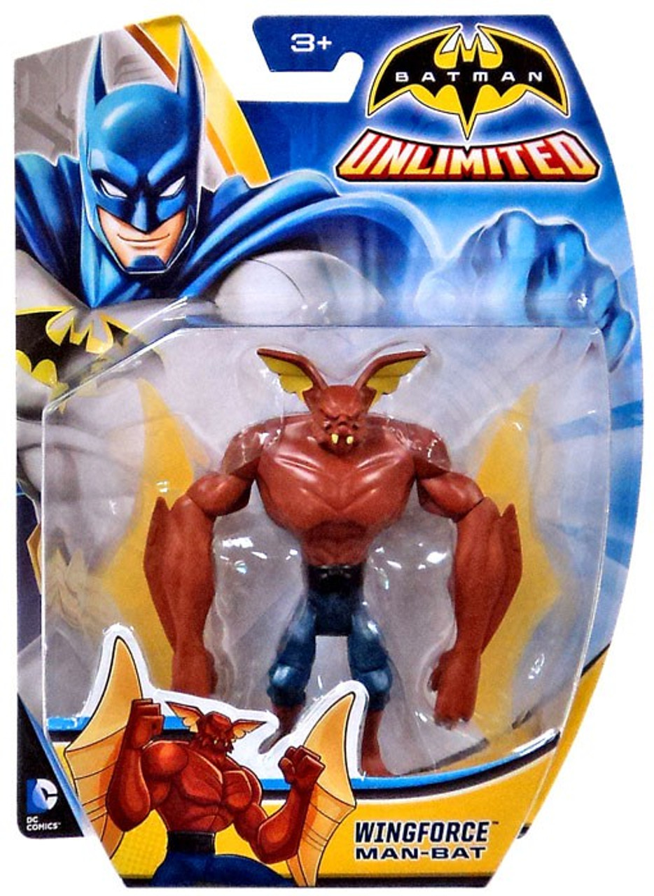 Batman Unlimited Wingforce Man-Bat 4 Action Figure Mattel ...