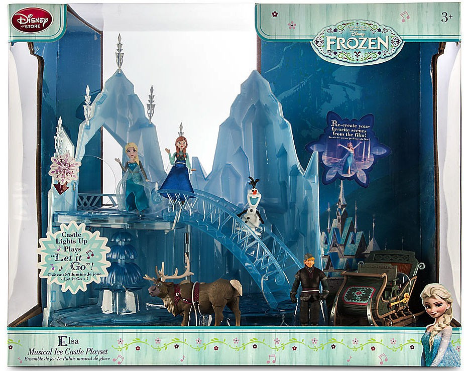 Disney Frozen Elsa Musical Ice Castle Playset 2nd Version with Sleigh