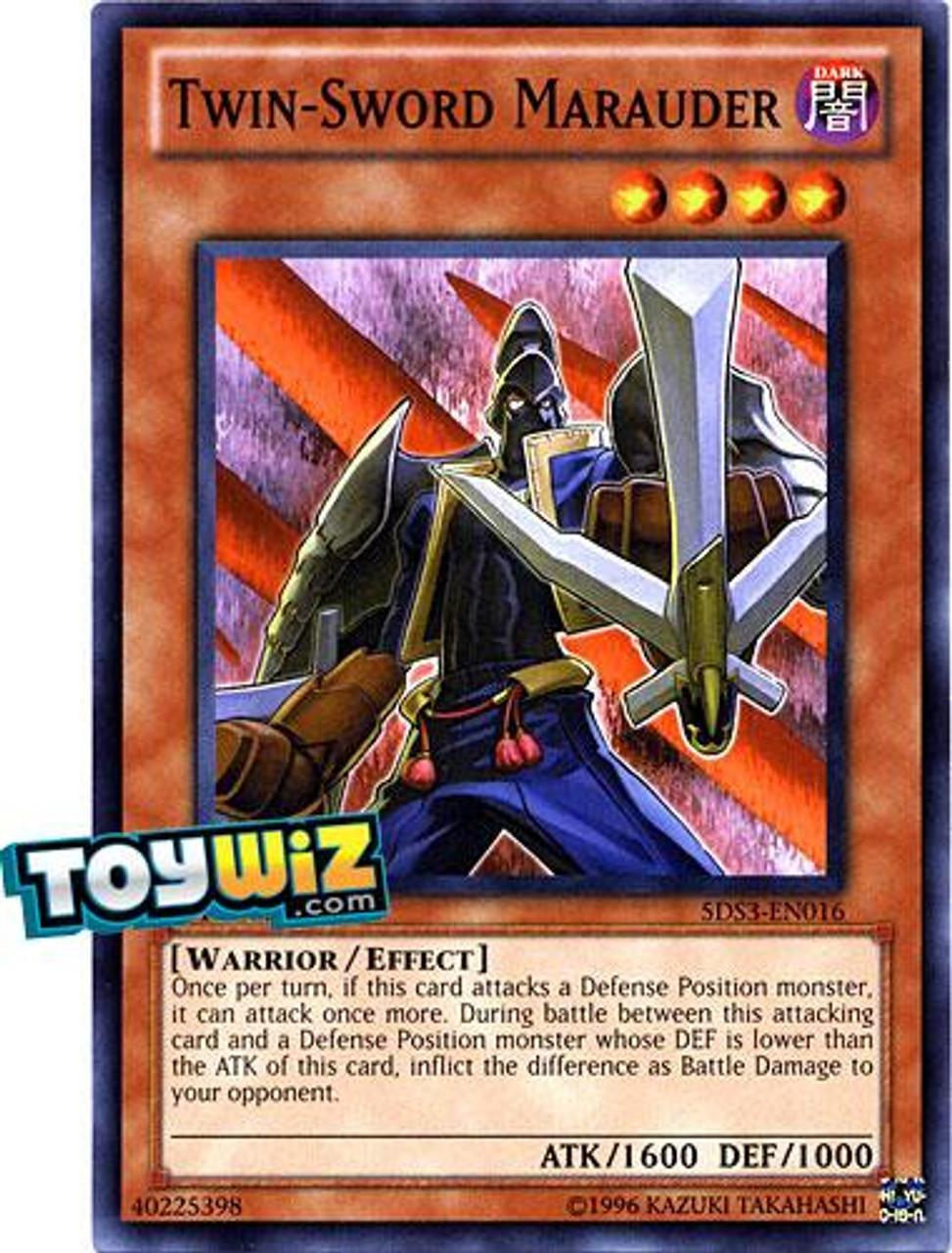 YuGiOh 5D's 2010 Duelist Toolbox Common Twin-Sword Marauder #5DS3-EN016