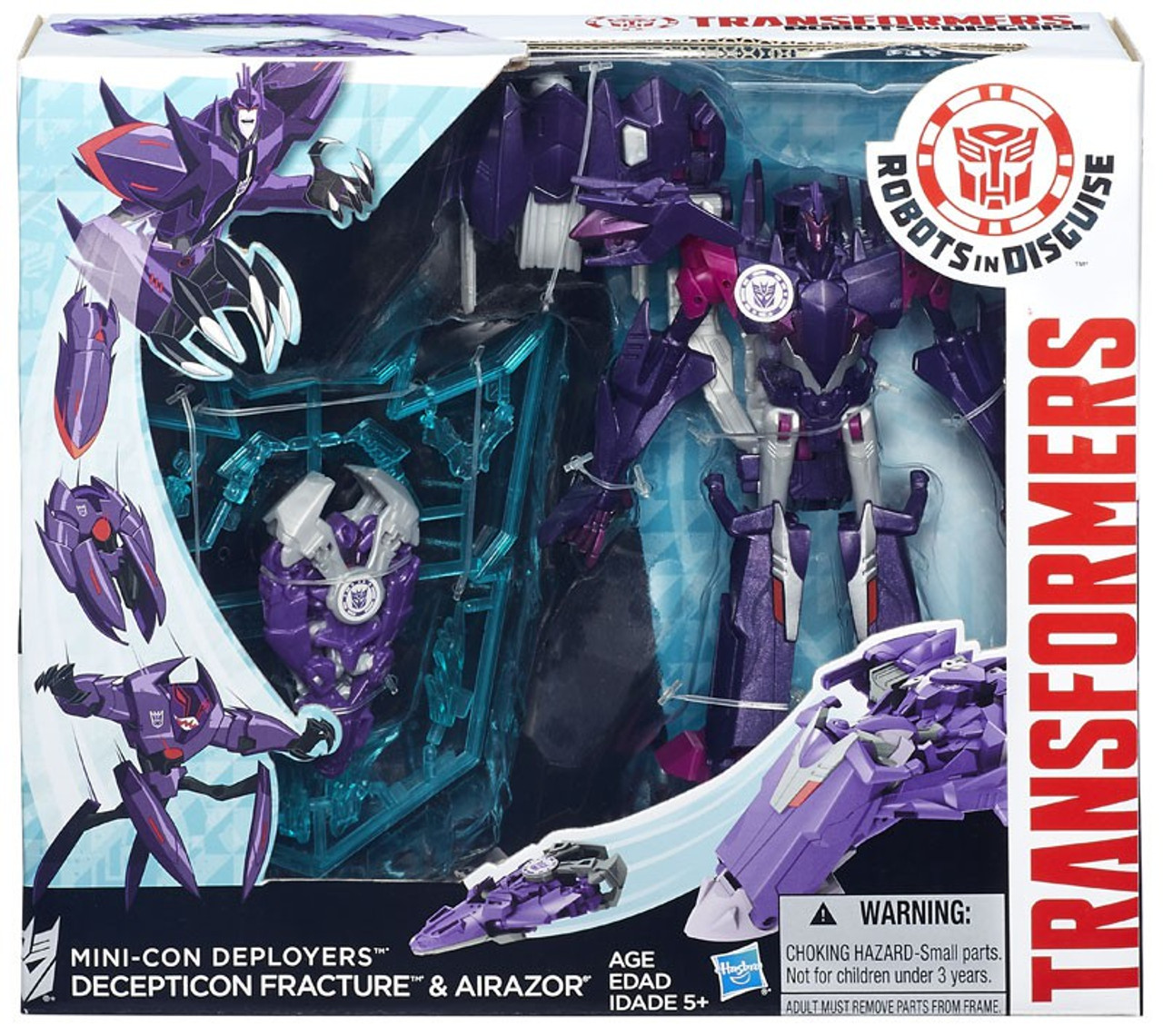 Transformers Robots in Disguise Minicon Deployers Decepticon Fracture Airazor Action Figure