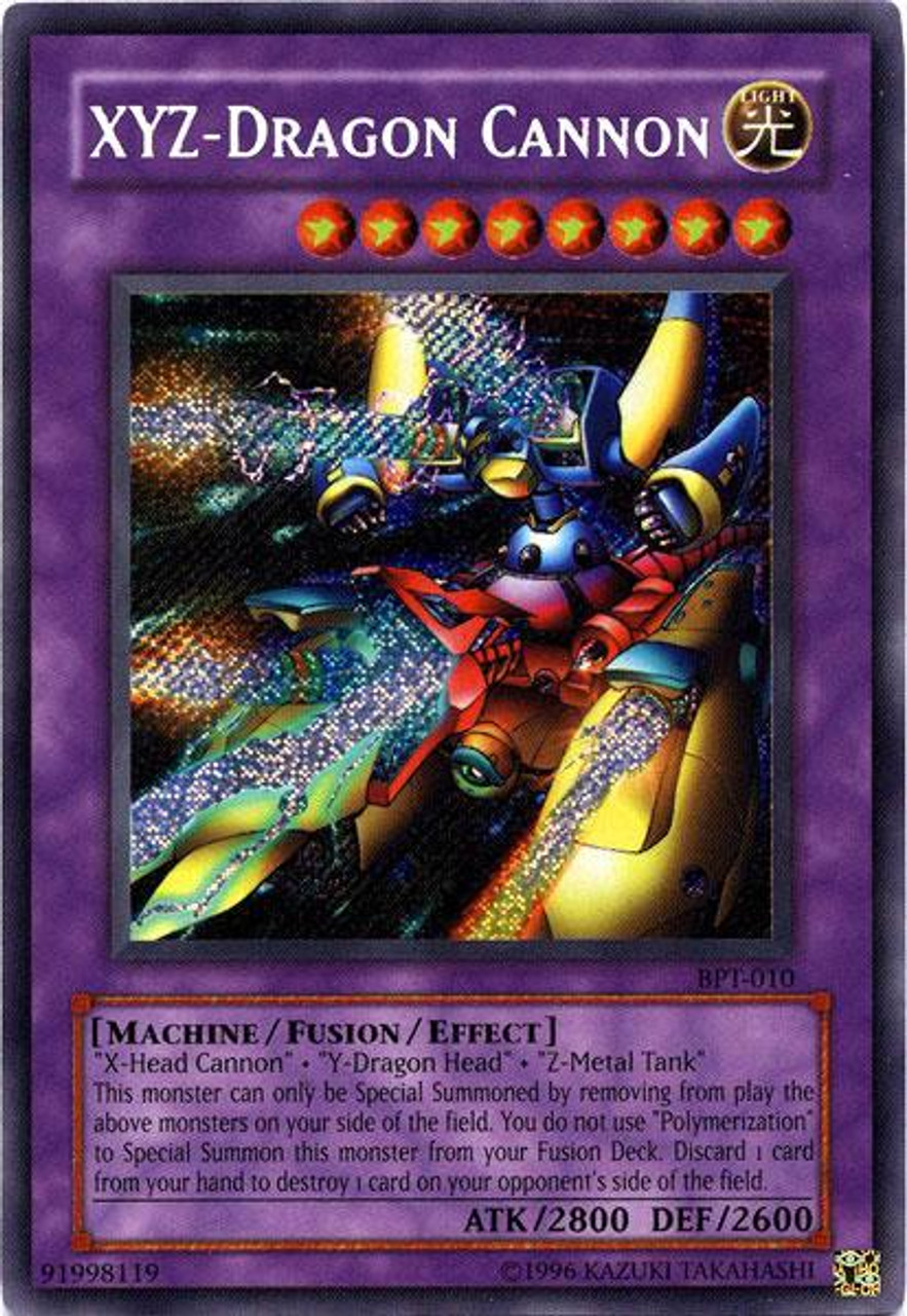 YuGiOh 2003 Collector Tin Secret Rare XYZ-Dragon Cannon BPT-010