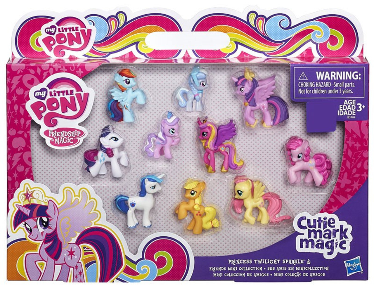 my little pony friendship is magic princess twilight sparkle and friends mini collection
